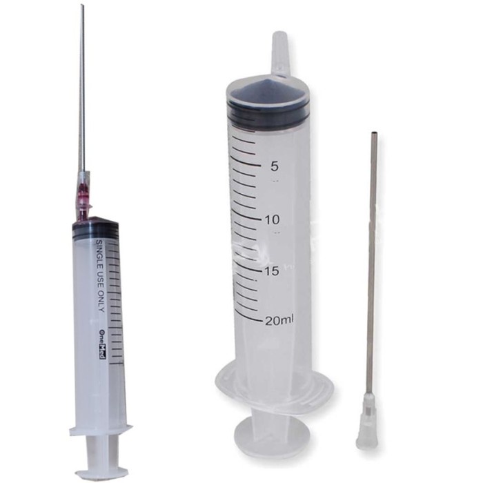 

Suntikan tinta isi ulang dengan jarum panjang