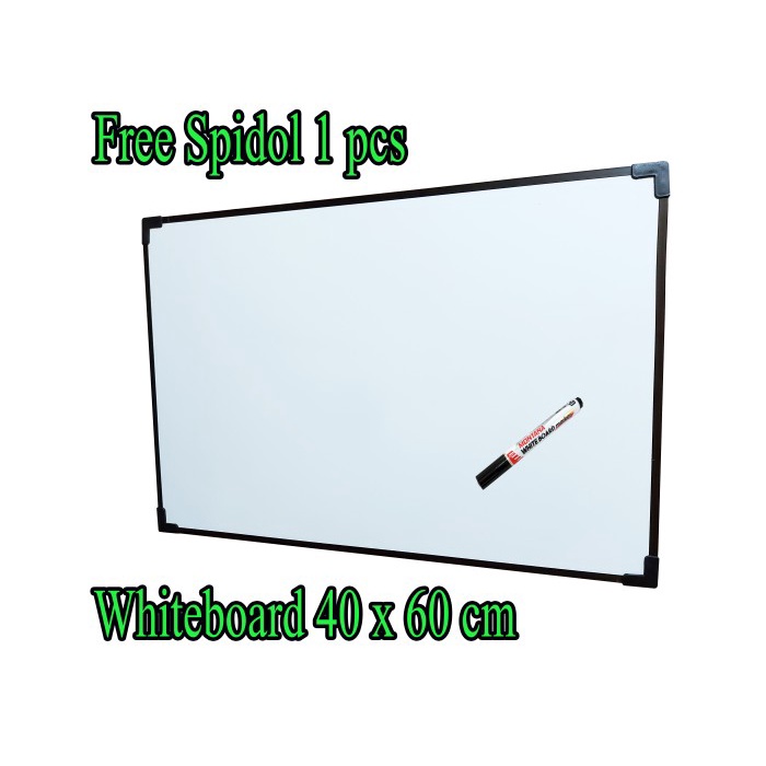 

papan tulis whiteboard 40x60 xm