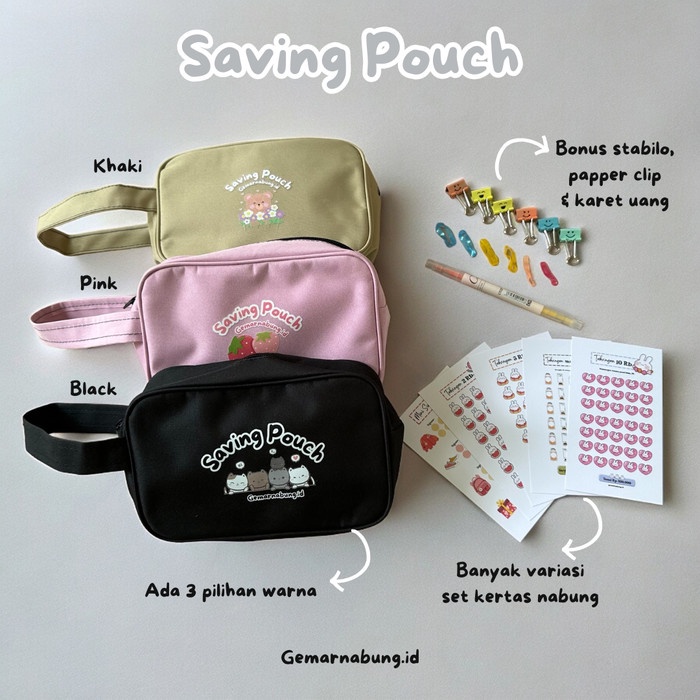

Saving Pouch Lucu Tempat Nabung Serbaguna