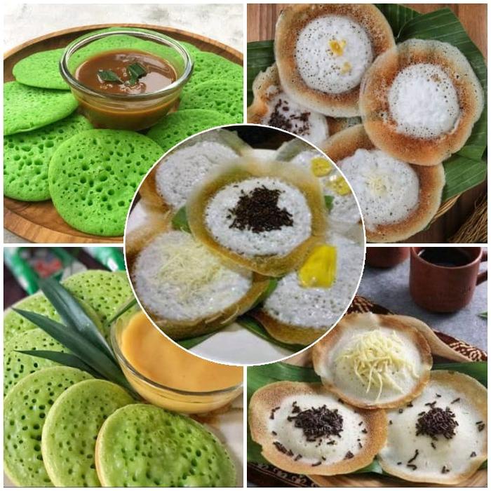 

Cetakan Kue Serabi 4 Lubang / Cetakan Kue Pancake / Cetakan Serabi 4 Lubang Anti Lengket Plus Tutup