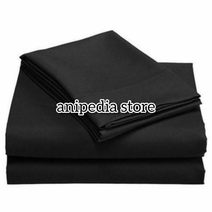 FREE ONGKIR KAIN POLOS METERAN HITAM LEBAR KAIN 240CM KAIN BACKGROUND MIKROSILK