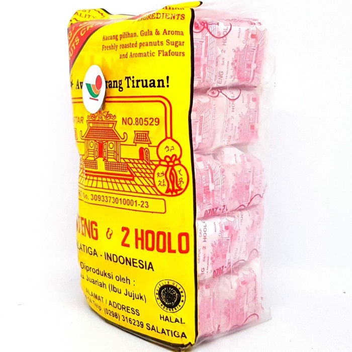 

(TopSeller) KLENTENG & 2 HOOLO TENG ENTENG GEPUK 600gr TING ENTING KACANG ASLI