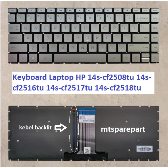 Keyboard Laptop Hp 14S-Cf2508Tu 14S-Cf2516Tu 14S-Cf2517Tu 14S-Cf2518Tu