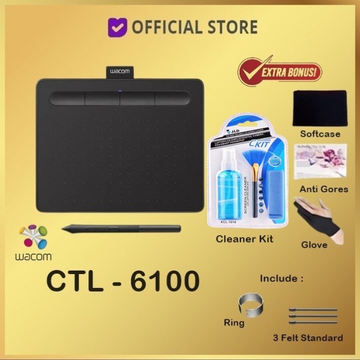 Wacom Intuos Medium Wireless Ctl-6100Wl Bluetooth Ctl 6100
