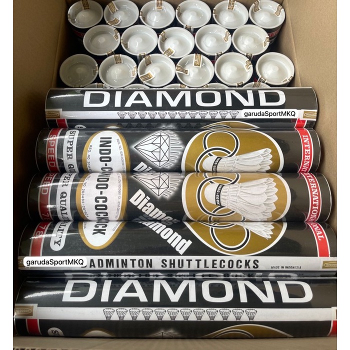 BOLA BADMINTON INDOCOCK DIAMOND HITAM SHUTTLECOCK DIAMOND HITAM