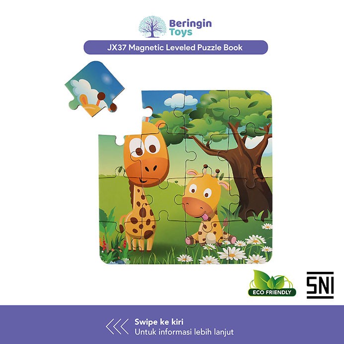 Magnetic Leveled Puzzle Book / Puzzle Anak