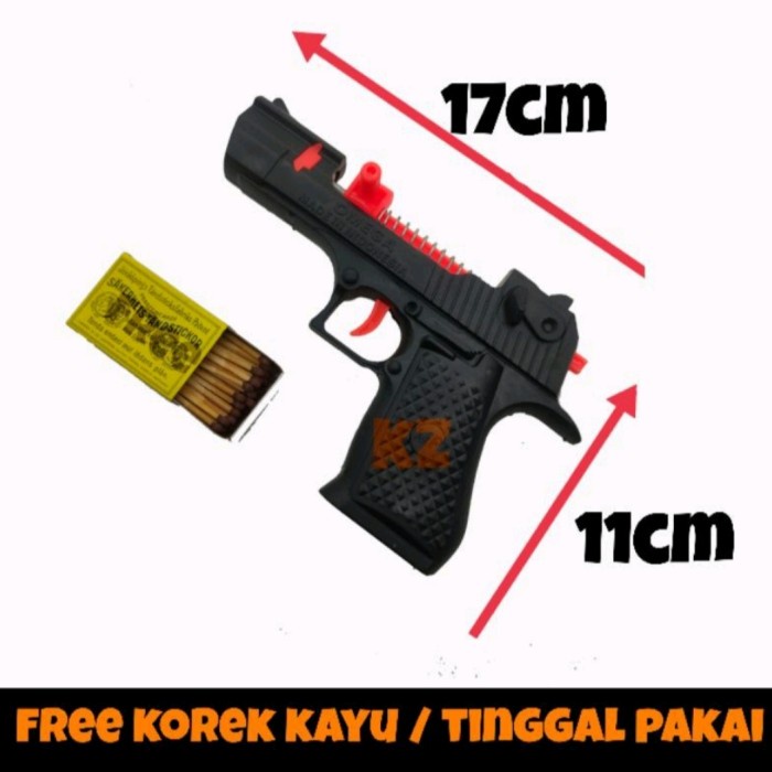 Mainan Pistol Korek Kayu grosir murah