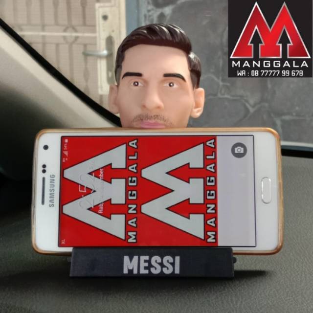 [TopSeller] Boneka Pajangan Bobble Head Goyang Dashboard Mobil Messi