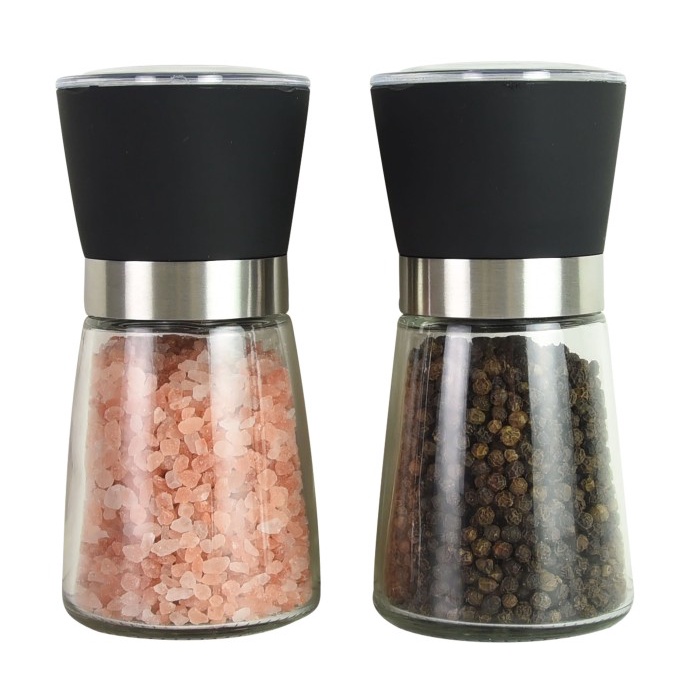 Grinder Lada Merica / Alat Penggiling Lada Manual Glass Pepper Grinder