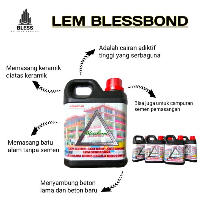 Lem Beton BLESSBOND untuk Menyambung Beton Lama dan Baru Lem Batu