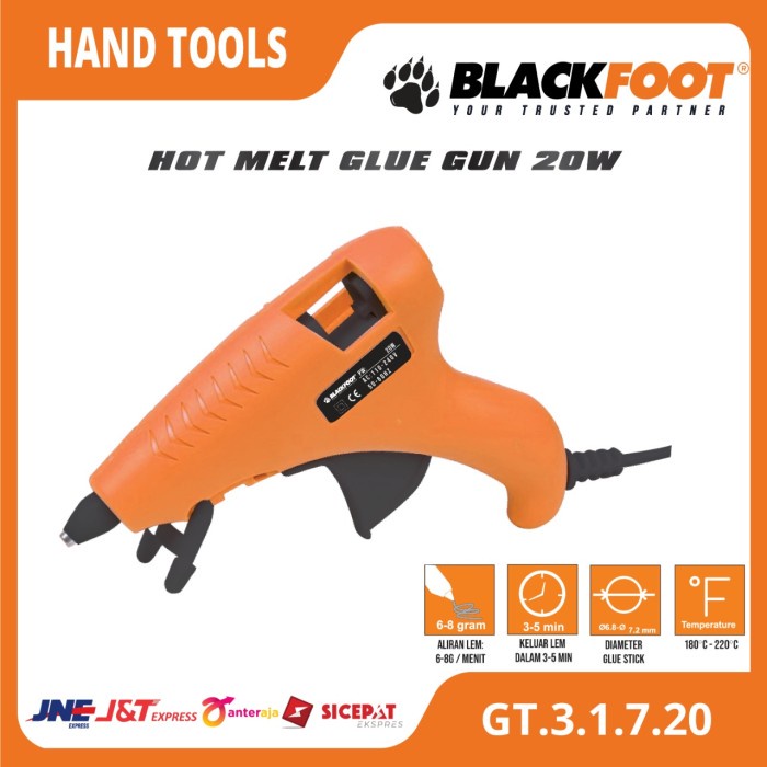 

BLACKFOOT - LEM TEMBAK 20W (HOT MELT GLUE GUN) GT.3.1.7.20 New
