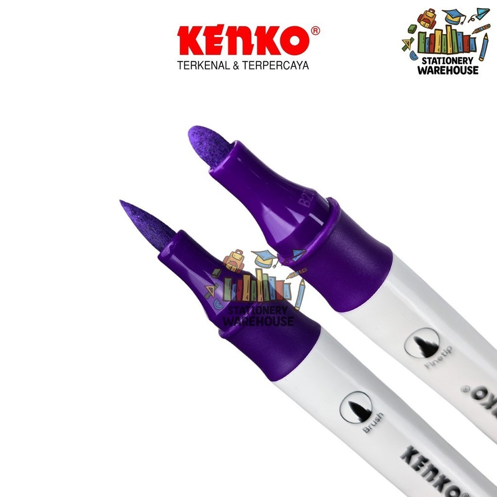 

Acrylic Marker Pen Acm01 Acm02 12 & 24 Warna Kenko Set Spidol Akrilik Single Tip / Twin Tip 2Mm