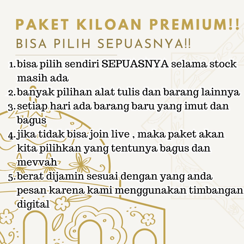 

Paket Alat Tulis 500 Gram Premium Isi Pulpen Paket Alat Tulis Pilih Sepuasnya Tanpa Batas Paket