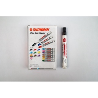 

[D] Spidol Whiteboard Snowman (12Pcs) Hitam