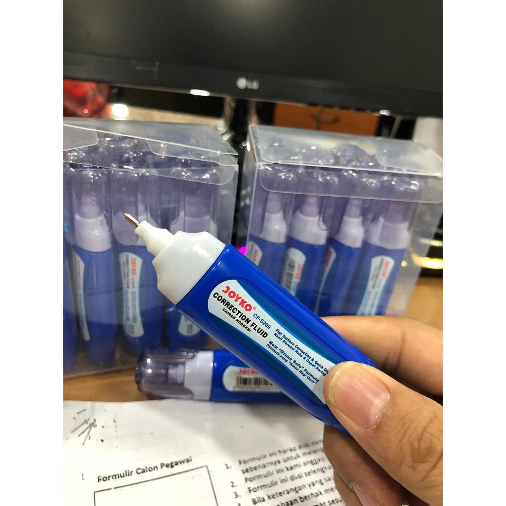 

( 6 Piece) Tipex/Correction Fluid Joyko Biru