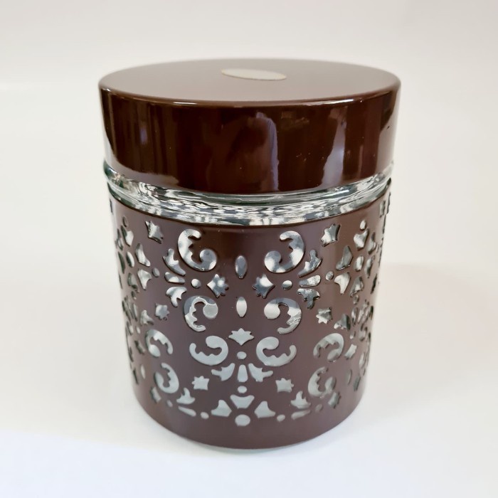 (Expert) toples kaca Royal Exclusive tutup warna 700ml