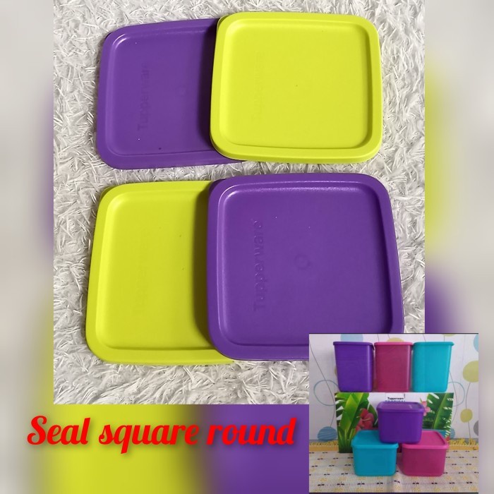 (Expert) tutup toples Tupperware / seal square round