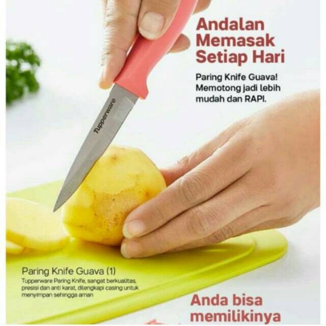 (Expert) Tupperware asian pro, paring, knife, peeler dll original