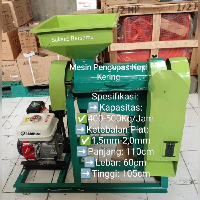 (Expert) Mesin Pengupas Kopi Kering / Mesin Huller Kopi. Kering