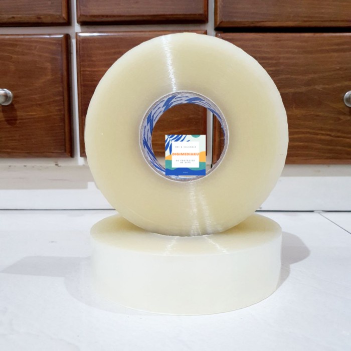 (Expert) Lakban 45mm 500m / Isolasi / Lakban Bening / Lakban Jumbo / Isolasi Jumbo / Plakban
