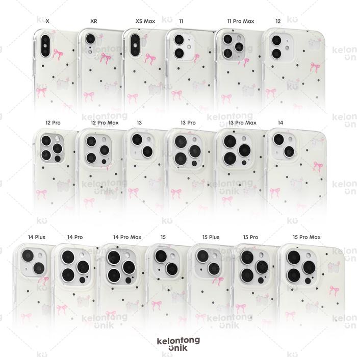 Nakula Sadewi New Kelontong Unik Cathy Cat Pink Coquette Case - Hardcase/ Casing Hp For Iphone X Xs