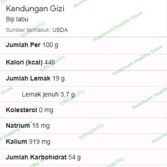 

[dch] - pumpkin seed kernel/ biji labu from china 1kg mentah - packaging polos