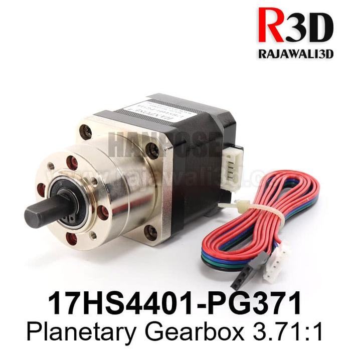 READY STOK Nema 17 Stepper Motor 17HS4401+PG371 1.7A Planetary GearBox