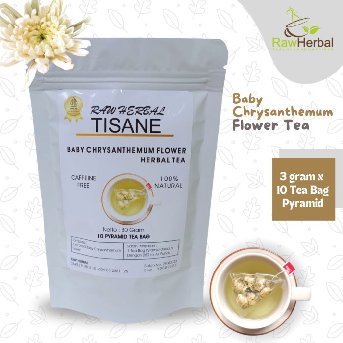 

BEST !! Baby Chrysanthemum Flower Tea (3gr x 10 Tea Bag Pyramid)