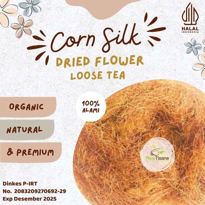 

BEST !! ORGANIC CORN SILK TEA / STIGMA MAYDIS TEA / TEH SUTRA JAGUNG (50g)