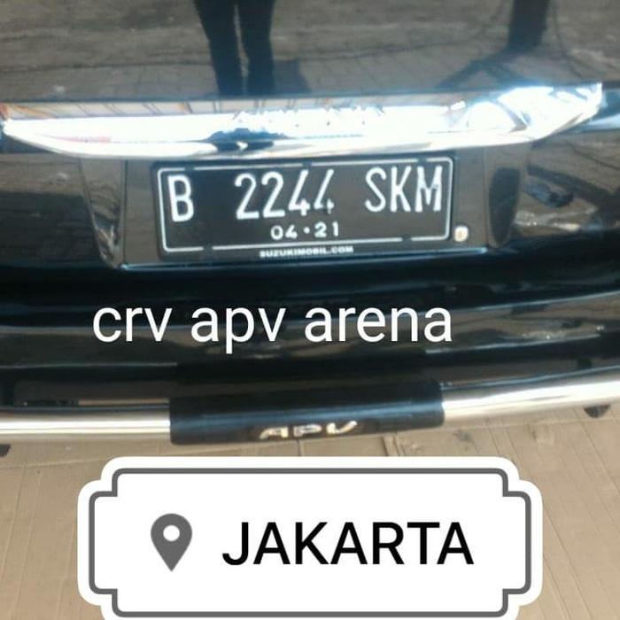 Tanduk Bumper Pengaman Injakan Belakang Mobil Crv Xenia Stenlis