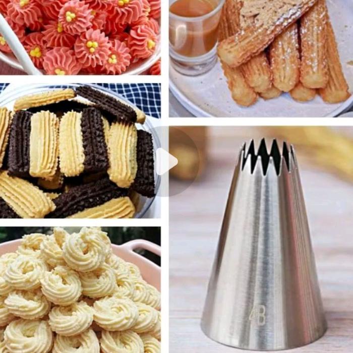 SPUIT 4B Tanpa Sambungan , Spuit Sagu Keju Import/Spuit Kue Sagu Keju