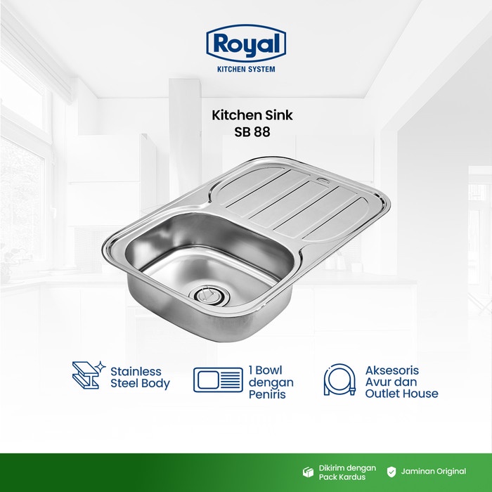 Royal Kitchen Sink SB 88 Bak Cuci Piring