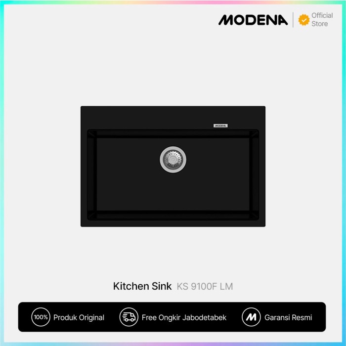 MODENA KItchen Sink KS 9100F LM Quartz Granite