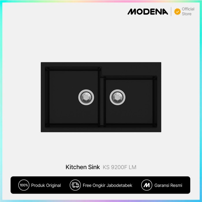 MODENA Kitchen Sink KS 9200F LM Quartz Granite