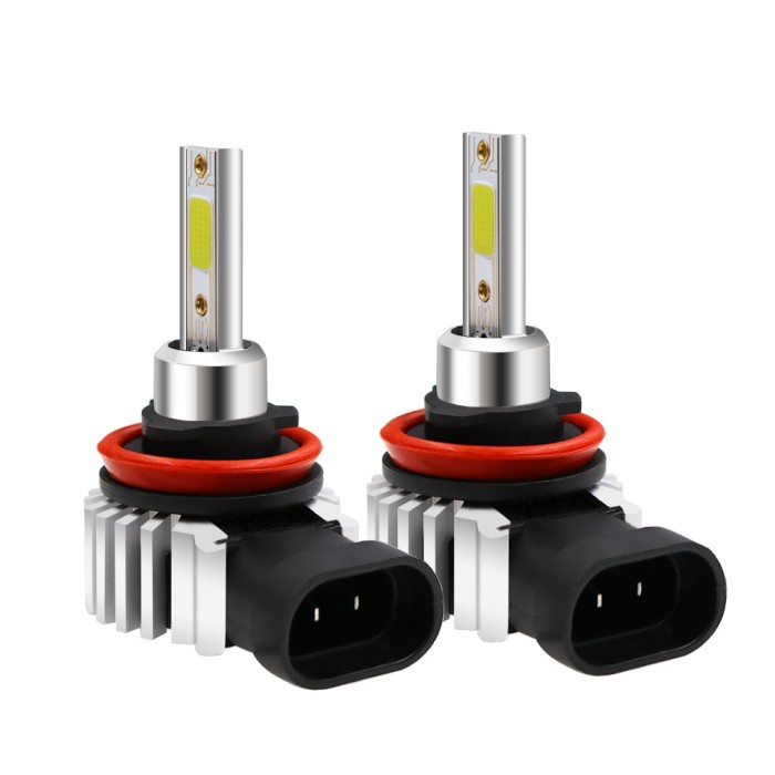 2 Pcs Super White car headlight bulbs H7 led h4 Interface for H1