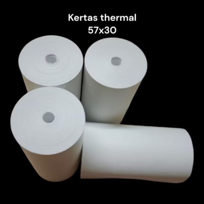

Kertas Struk Kasir Paper Roll 58x30 Termal EDC Thermal Printer Mini Bl