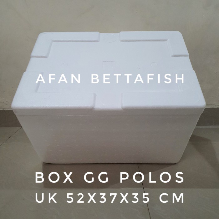 

BOX STYROFOAM GG UKURAN 52 x 38 x 34 CM TEBAL 2.5 CM BOX FROZEN FOOD