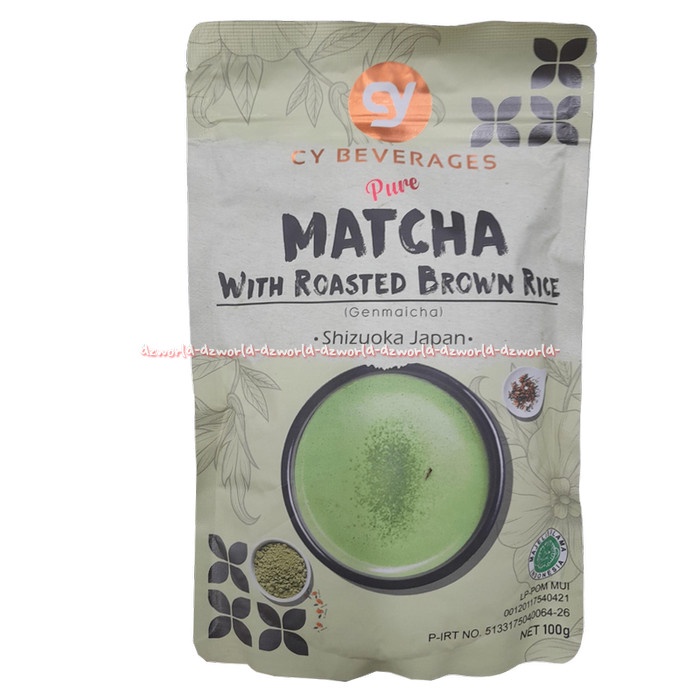 

CY Pure Matcha With Roasted Brown Rice Shizuoka Japan 100gr