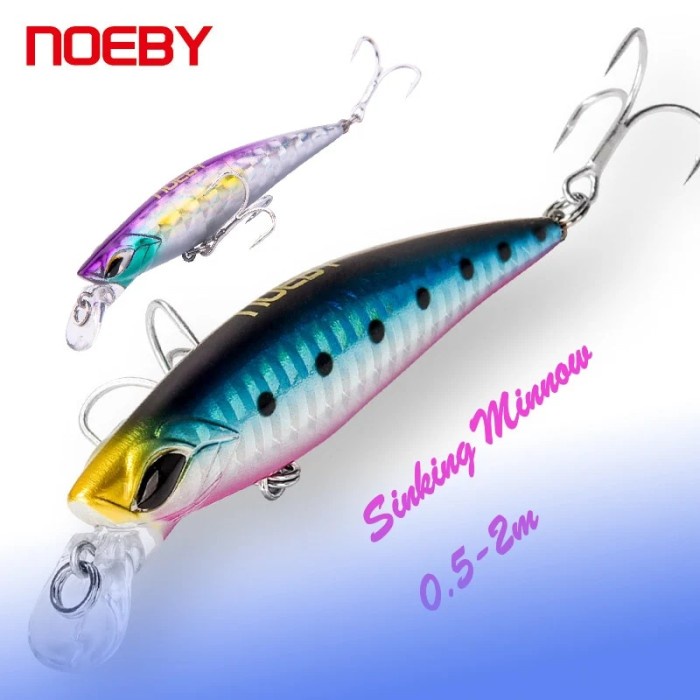 Noeby Sinking Minnow Fishing Lure Set 90mm 21g Artificial Wobbler