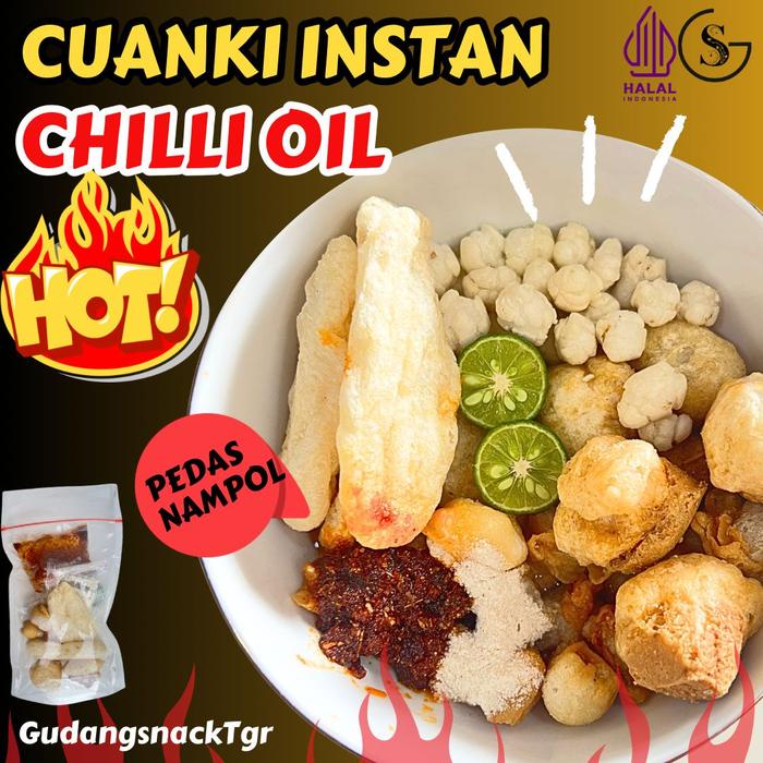 

Sale Terbatas 12 Bungkus Cuanki Instan [Chilli Oil] Paket Usaha Hotpot Instan Kaldu Food Kuah Seblak