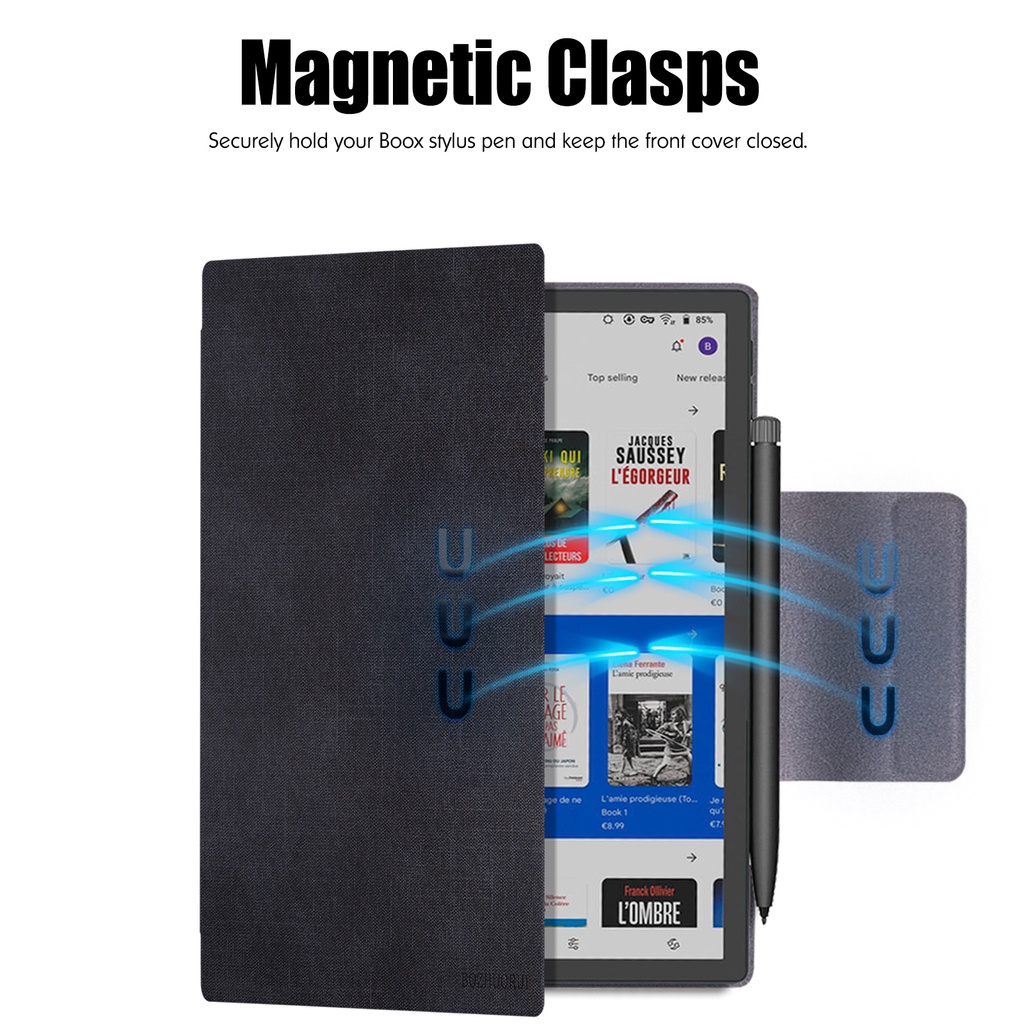Magnetic Case For 10.3" Onyx Boox Tab Ultra C Pro Tablet - Lightweight Pu Leather Book Folio Cover