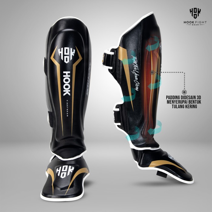 Shin Guard MuayThai, Pelindung Kaki Muay Thai, Shin Guard Pretorian