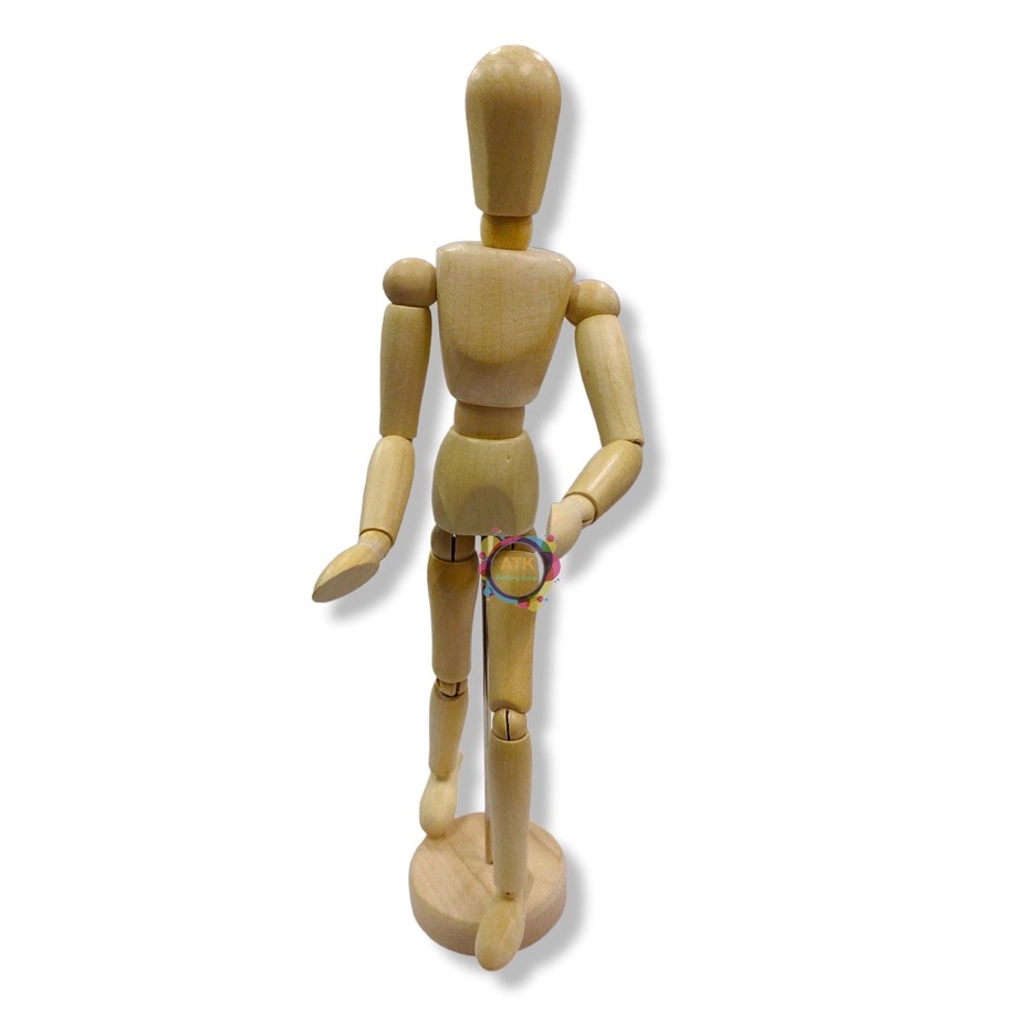

IK! Manekin Kayu V-Tec Wooden Mannequin VTEC 20 cm & 30 cm Manikin Male & Female SHABG
