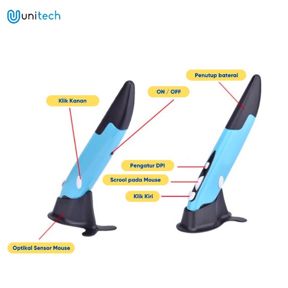 MOUSE PEN WIRELESS UNTUK GAMBAR SUPPORT PC LAPTOP MAC HP DAN