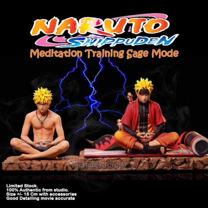 SALE ACTION FIGURE ANIME STATUE NARUTO SHIPPUDEN UZUMAKI TRAINING SAGE MODE READYY