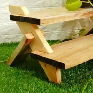 RAK SUSUN KAYU - RAK SUSUN 2 TINGKAT - RAK POT KAYU