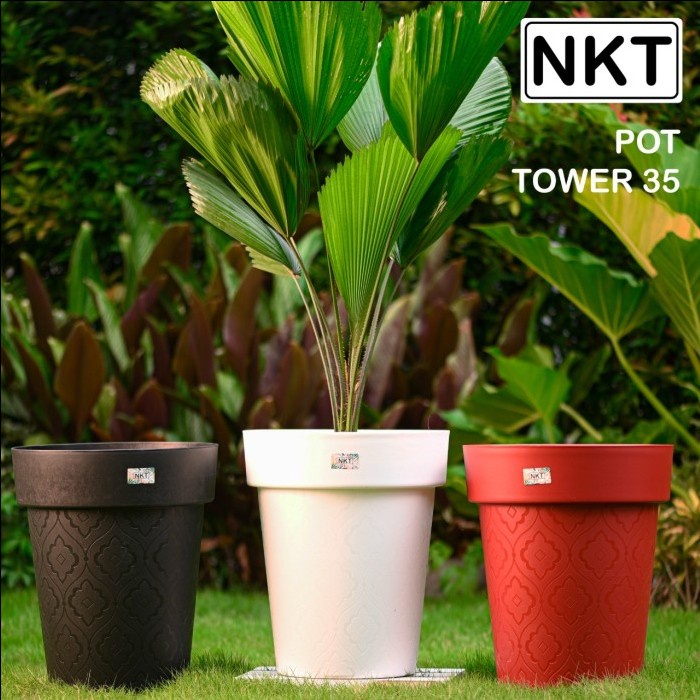 siapkirim- Pot NKT Tower 35 Tinggi Tebal Artistik