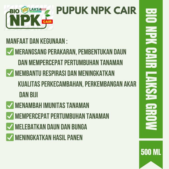 siapkirim- Pupuk Cabe Agar Berbuah Lebat Npk Laksa Grow Obat Semprot Pelebat Buah Cabe Pupuk Booster