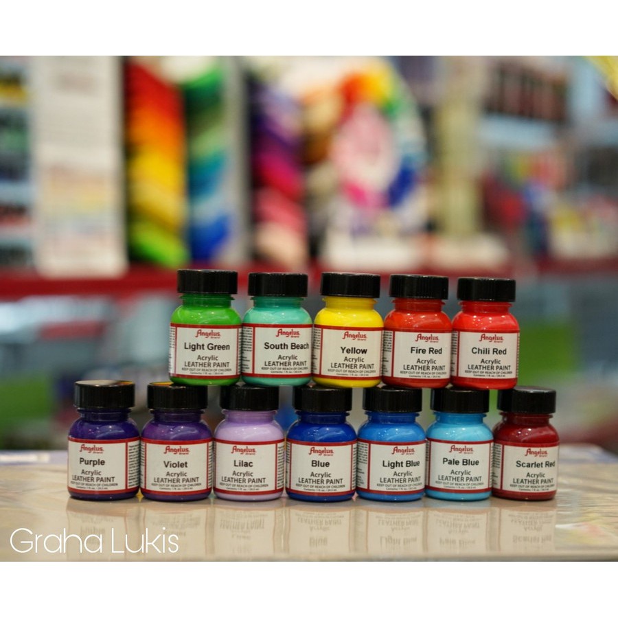 

IK! Angelus Acrylic Leather Paints 1oz Varian 4 ( BLUE / GREEN )