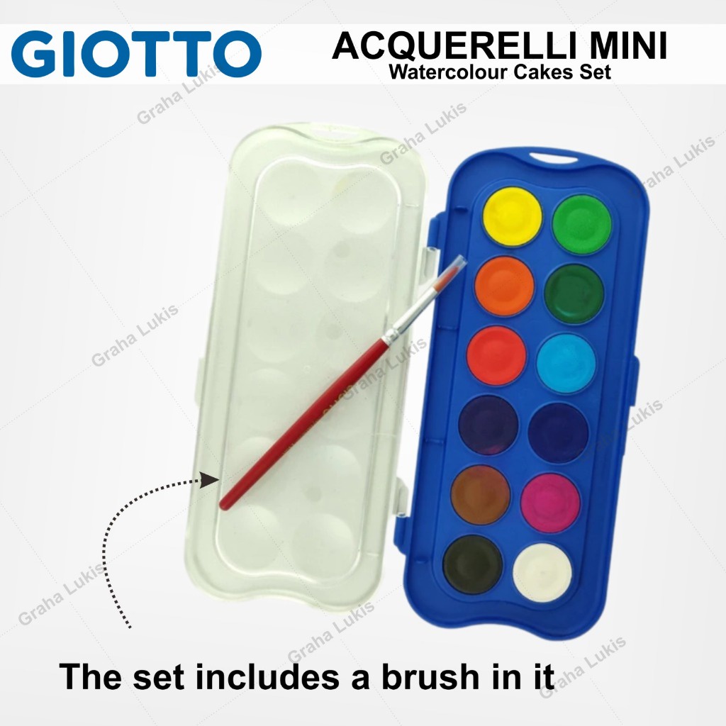 

IK! Giotto Acquerelli Mini Watercolor Set 36 Cat Air Giotto Mini